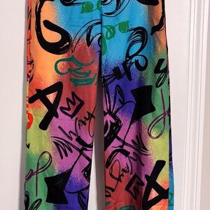 Colorful Women’s Graphic Pants